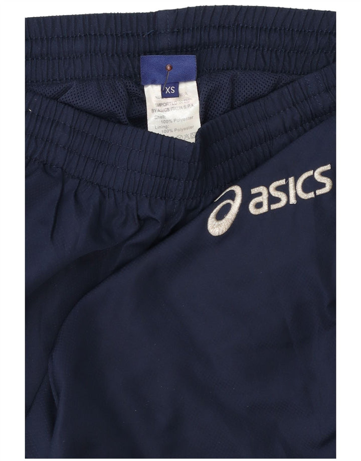 Ανδρικό παντελόνι Windbreaker Asics XS Navy Blue Polyester Sports