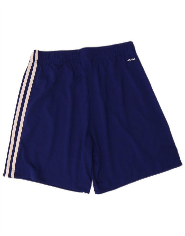 Ανδρικό αθλητικό σορτς Adidas Aeroready μεγάλο μπλε πολυεστέρα