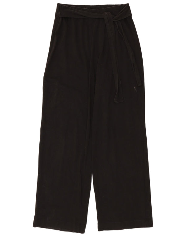 Zara Γυναικείο Ψηλόμεσο Φαρδύ Παντελόνι Casual Μεγάλο W30 L31 Μαύρο