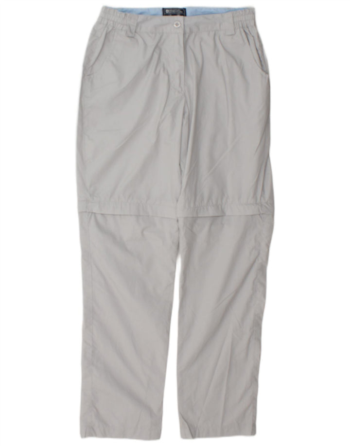 Mountain Warehouse Γυναικείο παντελόνι Chino UK 8 Small W27 L30 Grey Polyester