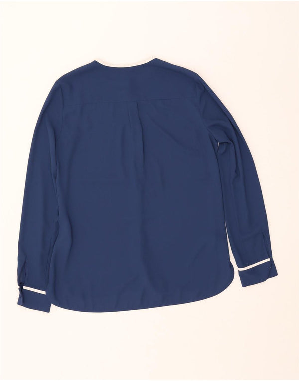 TOMMY HILFIGER Γυναικεία Loose Fit μπλούζα Top US 4 Small Navy Blue Polyester