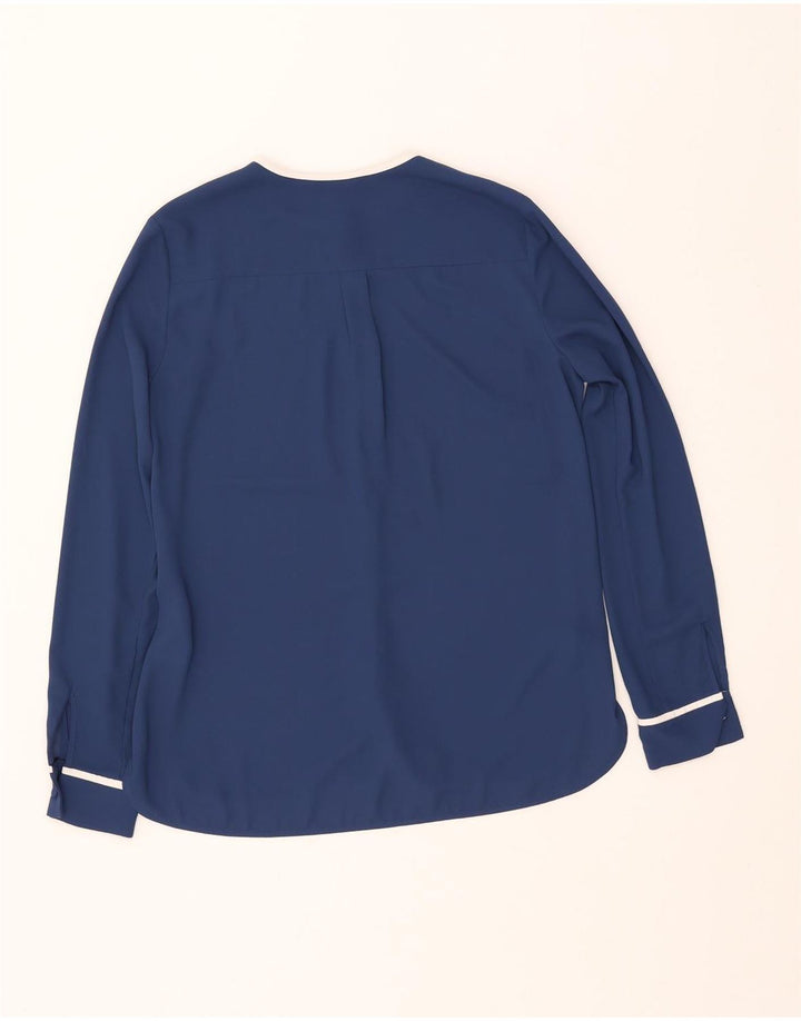 TOMMY HILFIGER Γυναικεία Loose Fit μπλούζα Top US 4 Small Navy Blue Polyester