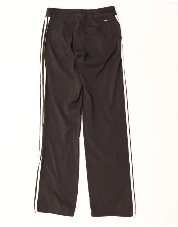 Adidas γυναικείο Climalite ίσιο παντελόνι UK 8 Small W27 L33 μαύρο