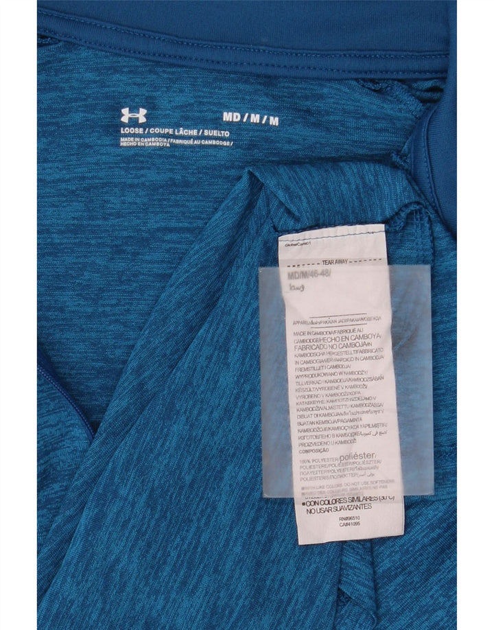 Ανδρική φόρμα πουλόβερ με φερμουάρ Under Armour Top Medium Blue Flecked