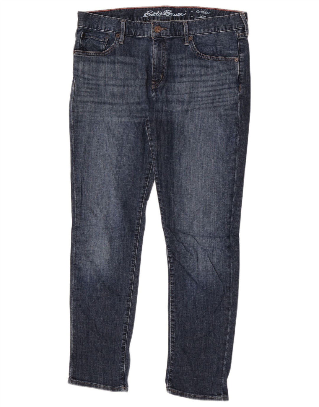 Eddie Bauer Γυναικείο Boyfriend Capri Slim Jeans US 8 Medium W32 L20 Blue