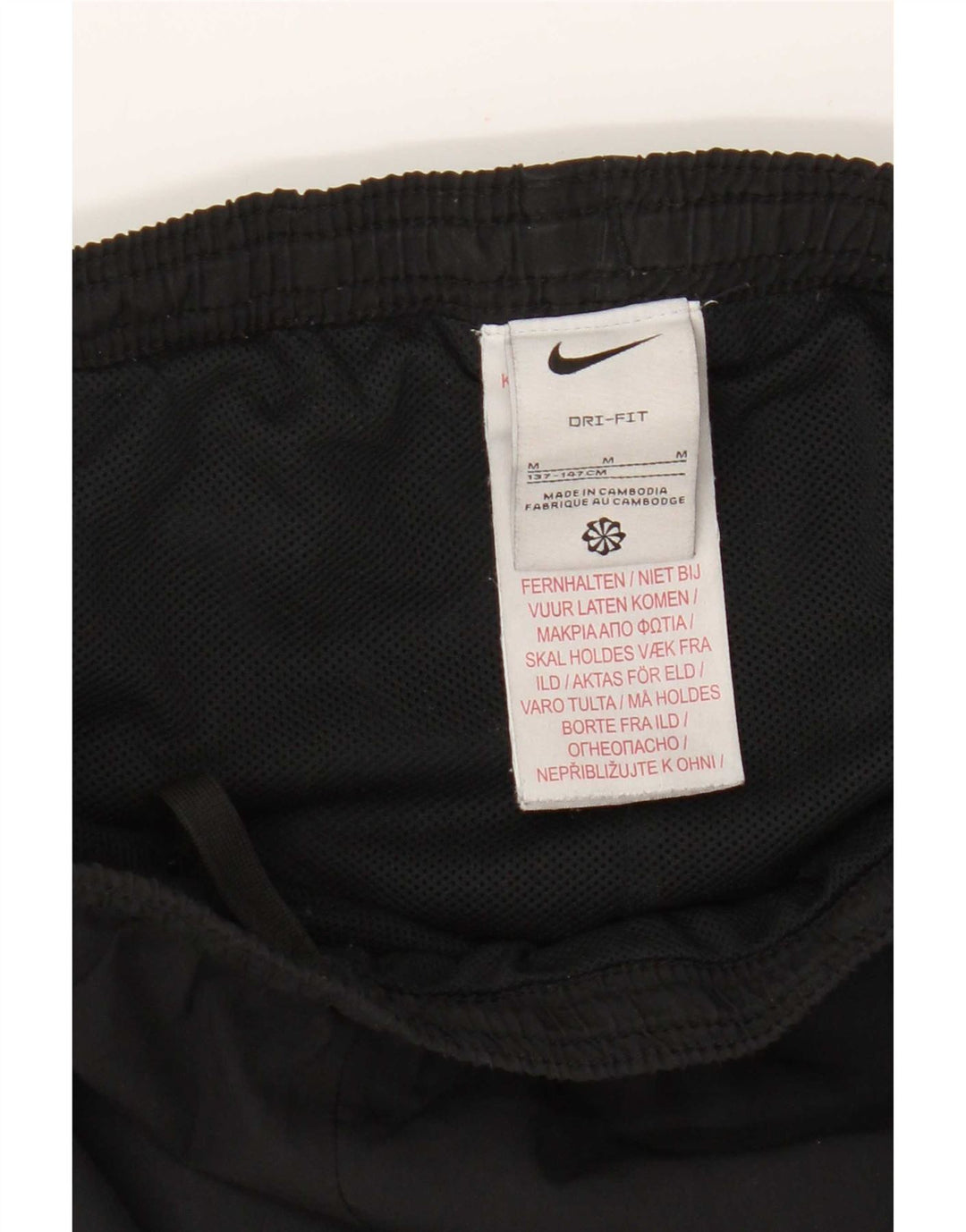 Παντελόνι αθλητικής φόρμας Nike Boys Dri Fit Joggers 10-11 ετών Μεσαίο μαύρο