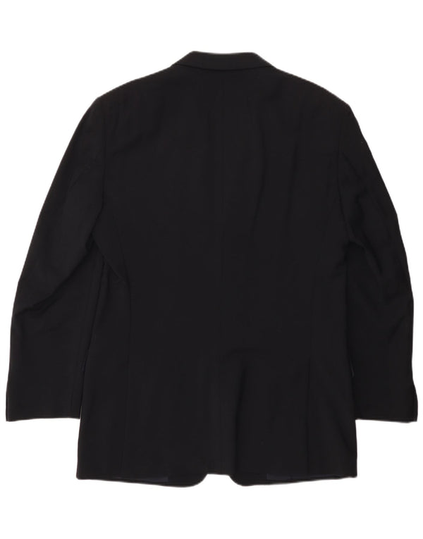 Valentino Ανδρικό τζάκετ Blazer 3 κουμπιών IT 50 Large Navy Blue Wool