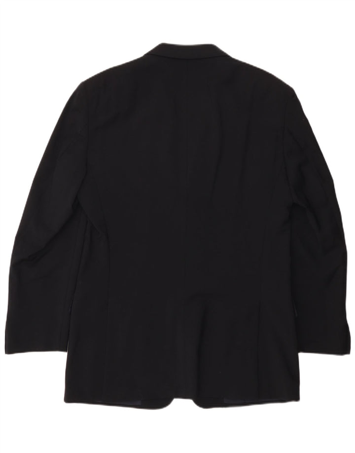 Valentino Ανδρικό τζάκετ Blazer 3 κουμπιών IT 50 Large Navy Blue Wool