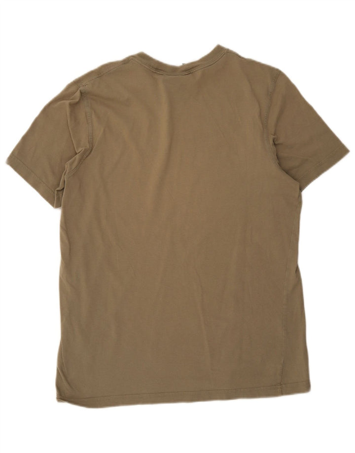 Ανδρικό γραφικό T-Shirt Adidas Top Medium Khaki Cotton