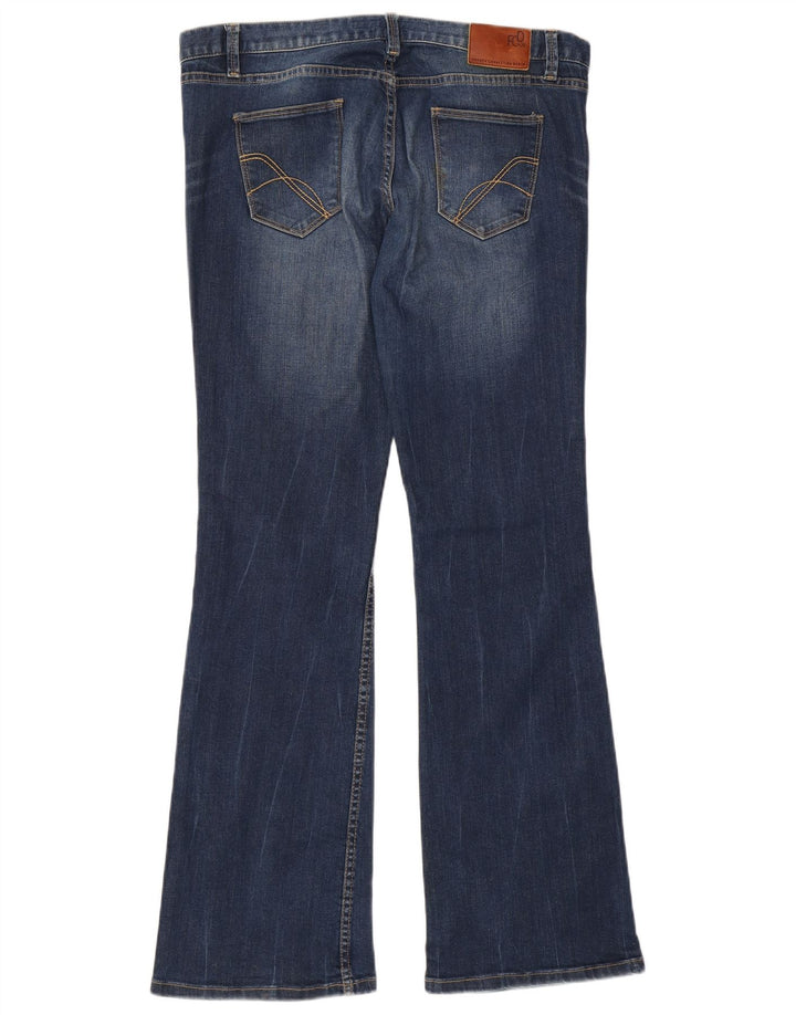 Γυναικείο Γυναικείο Μποτάκι Γαλλικό Connection Flared Jeans US 16 2XL W38 L33 Μπλε βαμβακερό