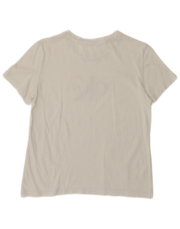 Γυναικείο γραφικό μπλουζάκι Calvin Klein Jeans Top UK 6 XS Λευκό