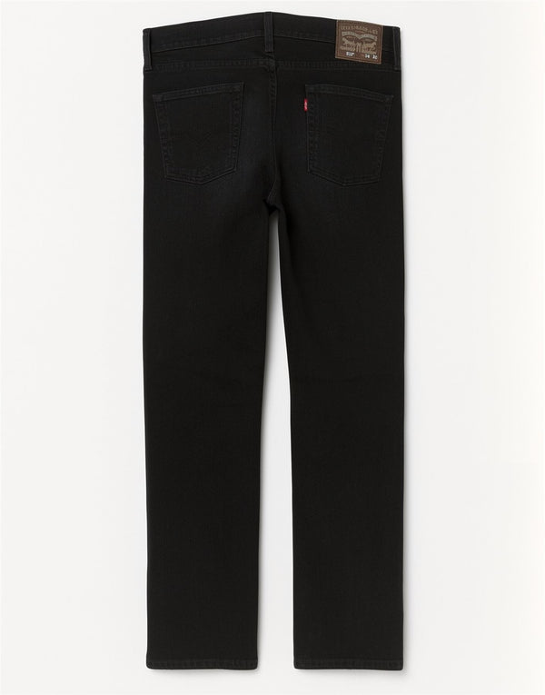 Levi's Mens 513 Slim Fit Straight Jeans W34 L30 Μαύρο βαμβακερό