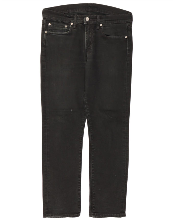 Levi's Mens 511 Slim Jeans W32 L30 Μαύρο βαμβακερό