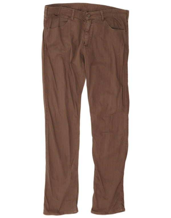Calvin Klein Ανδρικό Slim Jeans IT 52 XL W36 L33 Καφέ βαμβακερό