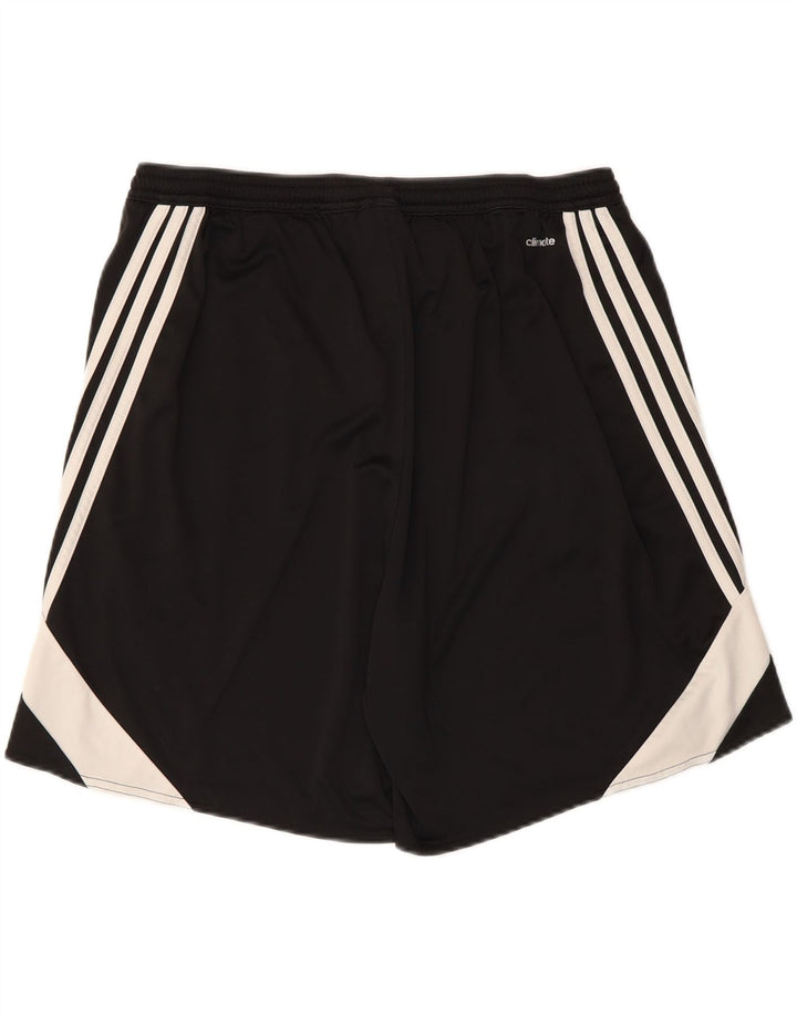 ADIDAS Mens Climalite Sport Shorts XL  Black Colourblock Polyester