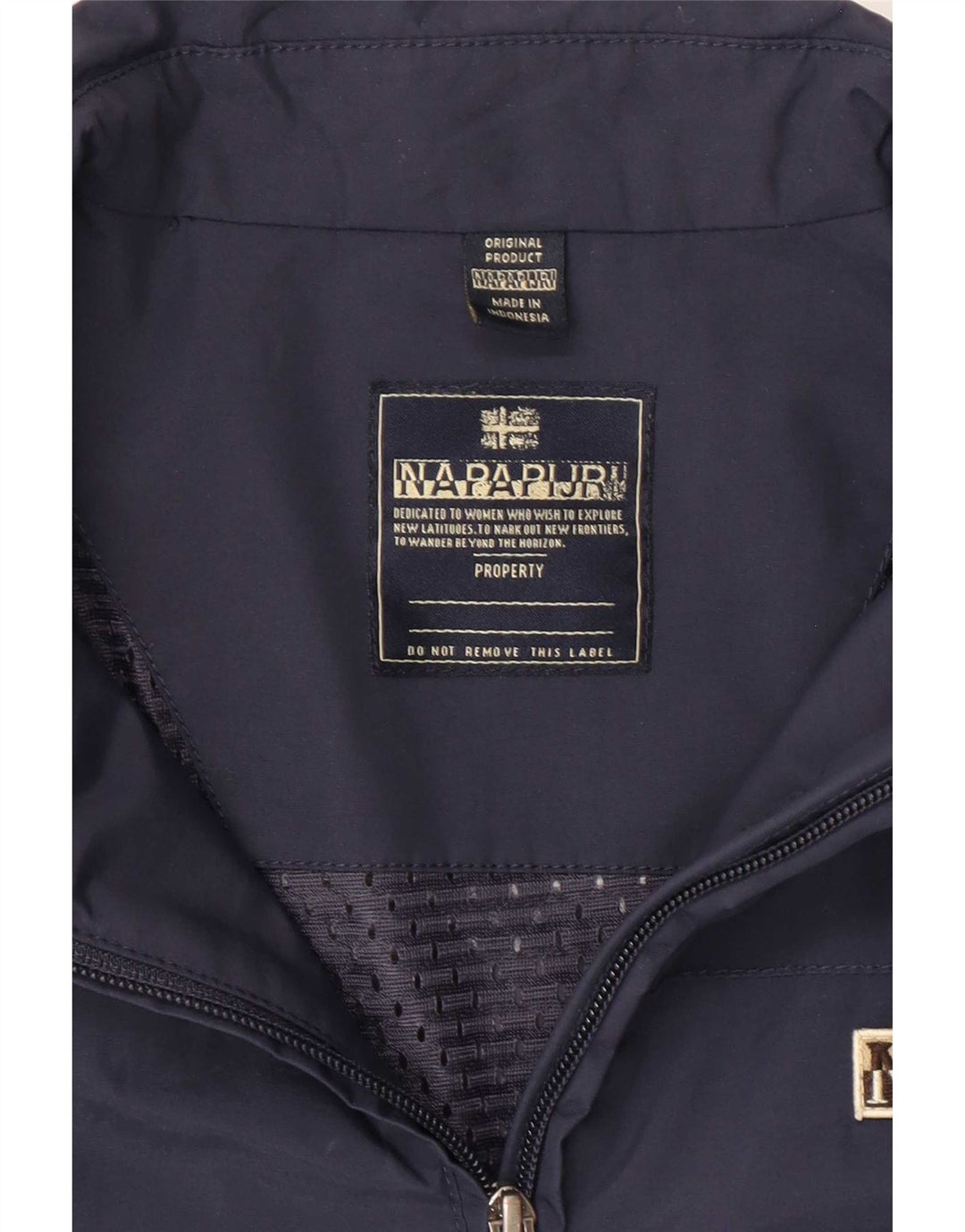 Napapijri Γυναικείο Bomber Jacket UK 14 Large Navy Blue