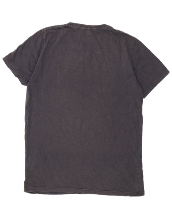 Jack & Jones Ανδρικό μπλουζάκι με κανονική εφαρμογή γραφικό μπλουζάκι μεγάλο γκρι βαμβακερό