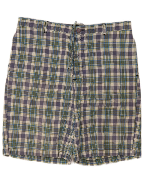 Woolrich Ανδρικό κανονικό σορτς Chino W38 XL Πολύχρωμο καρό βαμβακερό