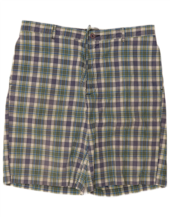 Woolrich Ανδρικό κανονικό σορτς Chino W38 XL Πολύχρωμο καρό βαμβακερό