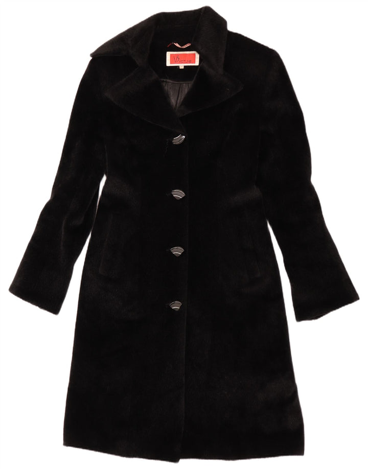 Vintage Γυναικείο Πανωφόρι από Faux Fur IT 42 Medium Black Polyester