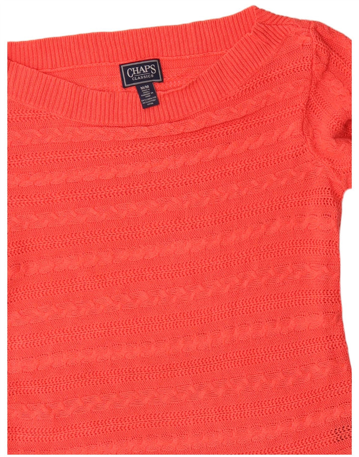 CHAPS Γυναικείο πουλόβερ Classics Boat Neck Jumper UK 12 Medium Orange