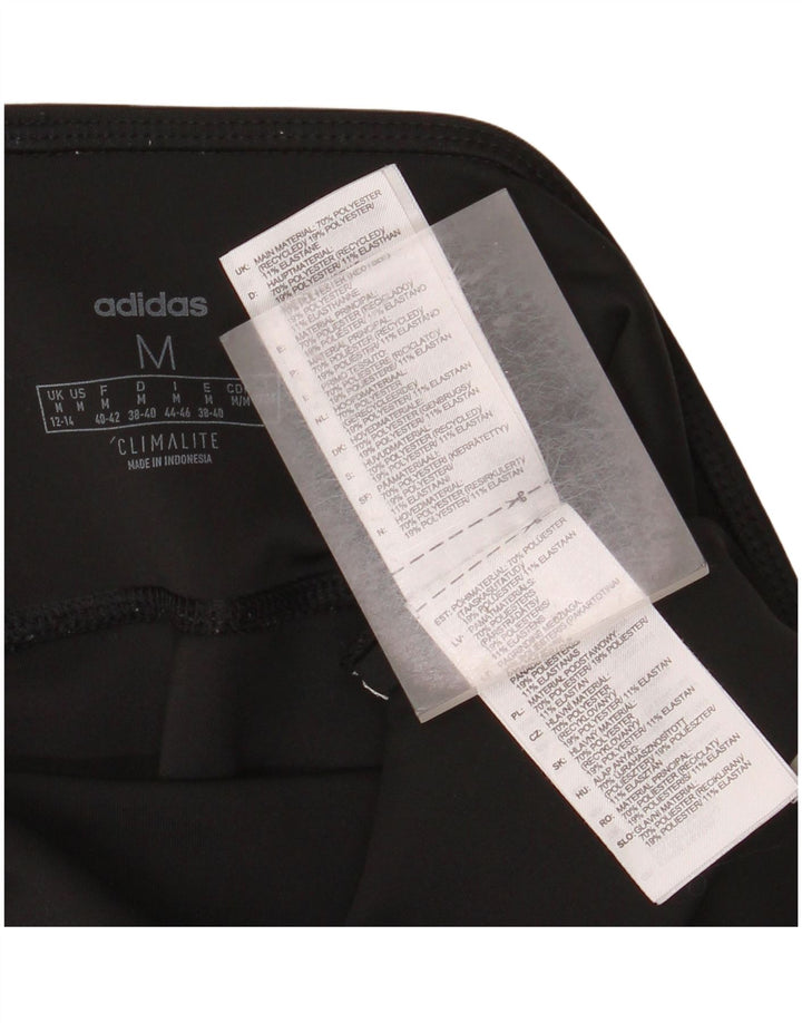 Γυναικεία κολάν ADIDAS Climalite UK 12/14 Medium Black Polyester