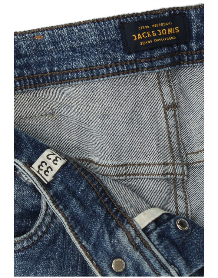 Jack & Jones Ανδρικό Τζιν GLENN Slim W33 L32 Μπλε