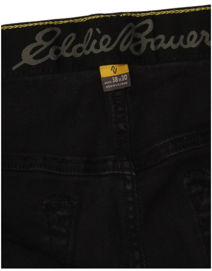 Ανδρικό τζιν ίσιο Eddie Bauer W38 L30 Μαύρο