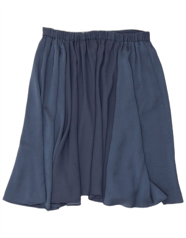 Zara Γυναικεία Φούστα με Flared Μεγάλη W32 Navy Blue