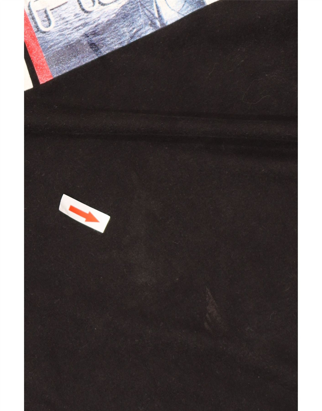 Ανδρικό γραφικό T-Shirt FILA Top XL Μαύρο βαμβακερό