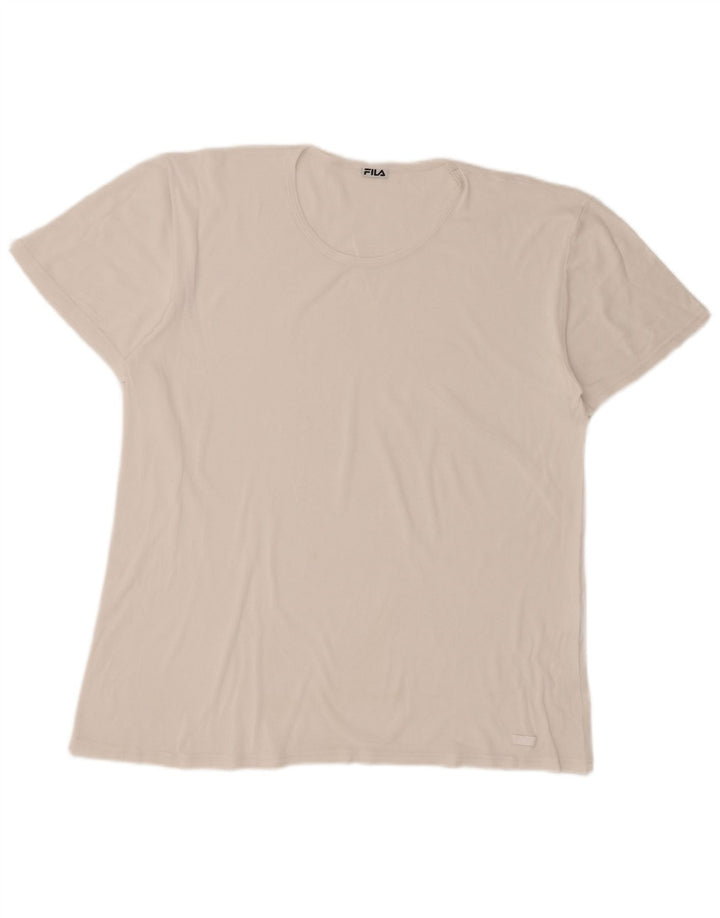 Ανδρικό T-Shirt Fila Top Larg White