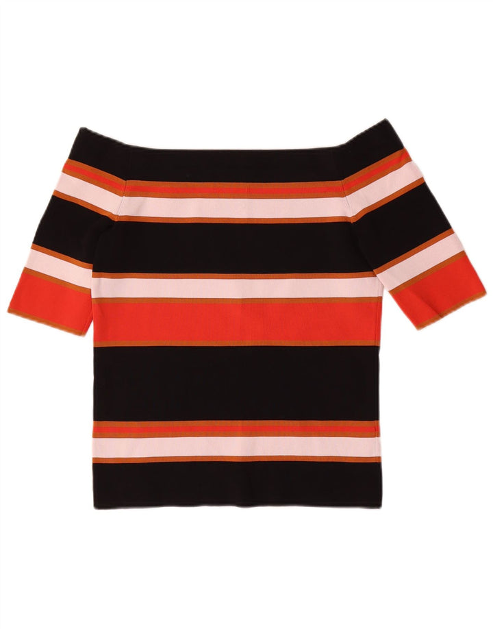 Massimo Dutti Womens Off Shoulder Top 8 Μικρές πολύχρωμες ριγέ