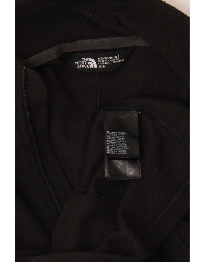 The North Face Ανδρικό φερμουάρ Fleece Jumper Μεσαίο μαύρο πολυεστέρα