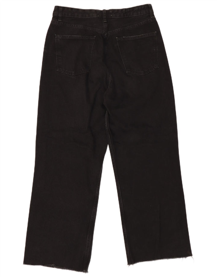 Zara Γυναικείο Loose Jeans EU 42 Large W32 L28 Black