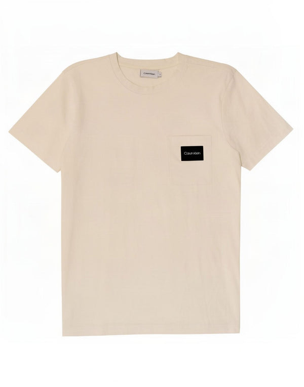 Ανδρικό T-Shirt Calvin Klein Top Small White