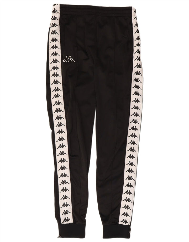 KAPPA Γυναικεία αθλητική φόρμα παντελόνι Joggers UK 14 Medium Black Colourblock