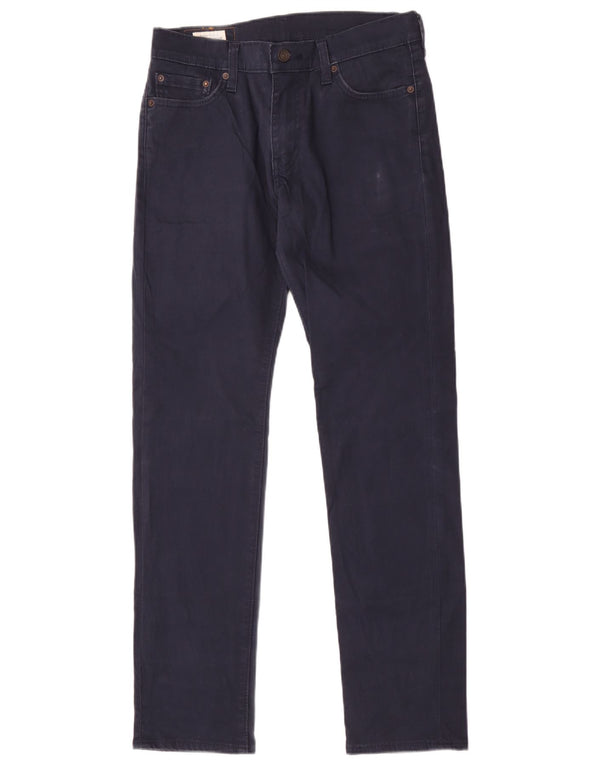 Levi's Mens 511 Slim Casual Παντελόνι W30 L32 Navy Blue Cotton
