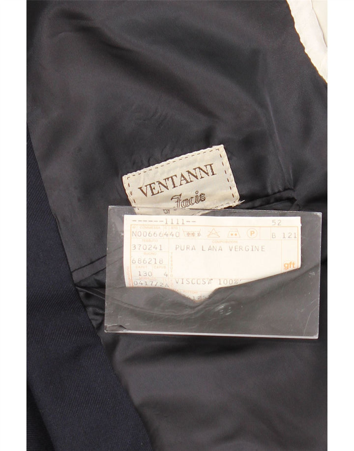 Ανδρικό μπουφάν σακάκι με διπλό στήθος FACIS IT 52 XL Μπλε παρθένο μαλλί