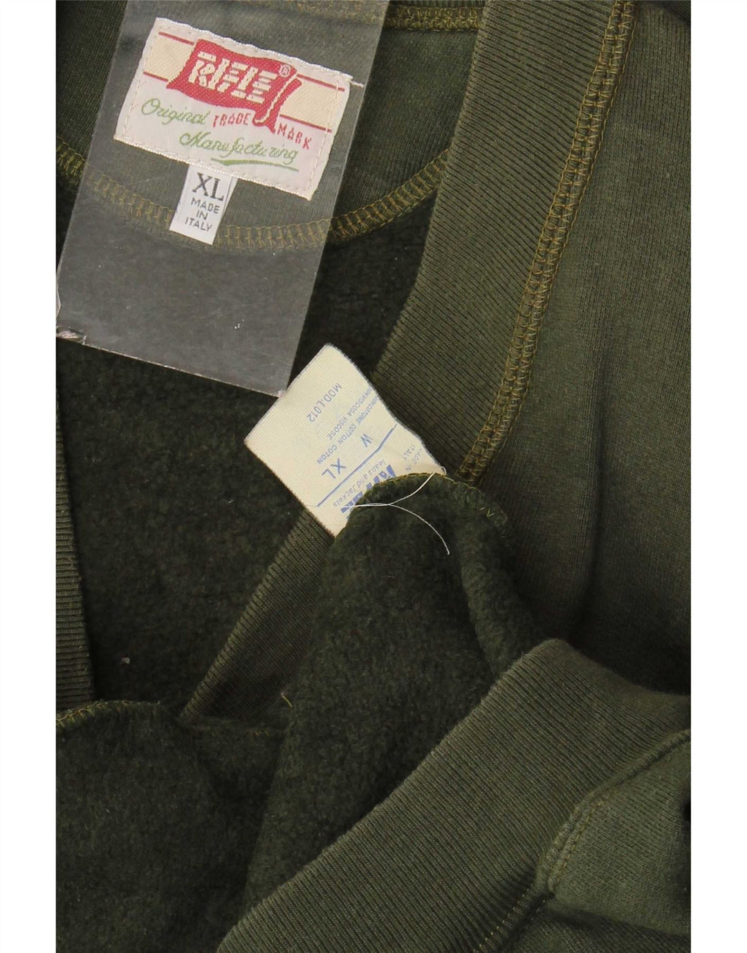 Ανδρικό πουλόβερ Rifle Cardigan XL Χακί Βαμβακερό