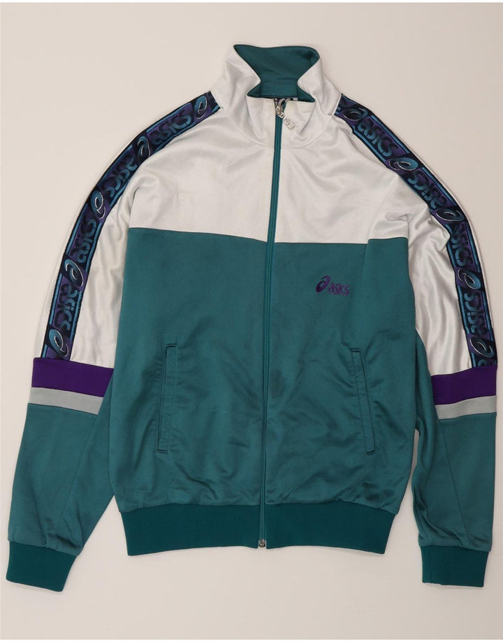 Ανδρική φόρμα γραφικών Asics Top Jacket IT 48 Medium Green Colourblock