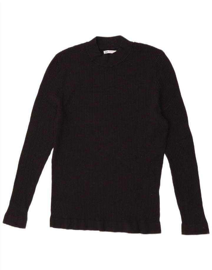 Zara Γυναικείο Μακρυμάνικο τοπ UK 18 XL Μαύρο