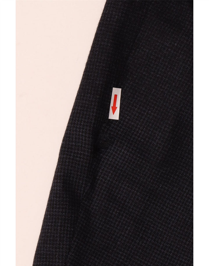 Ανδρικό σακάκι σακάκι Hugo Boss UK 42 XL Navy Blue Houndstooth