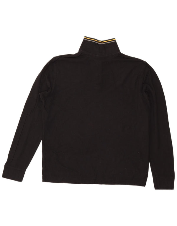 Lotto Mens Long Sleeve Polo Shirt Large Black