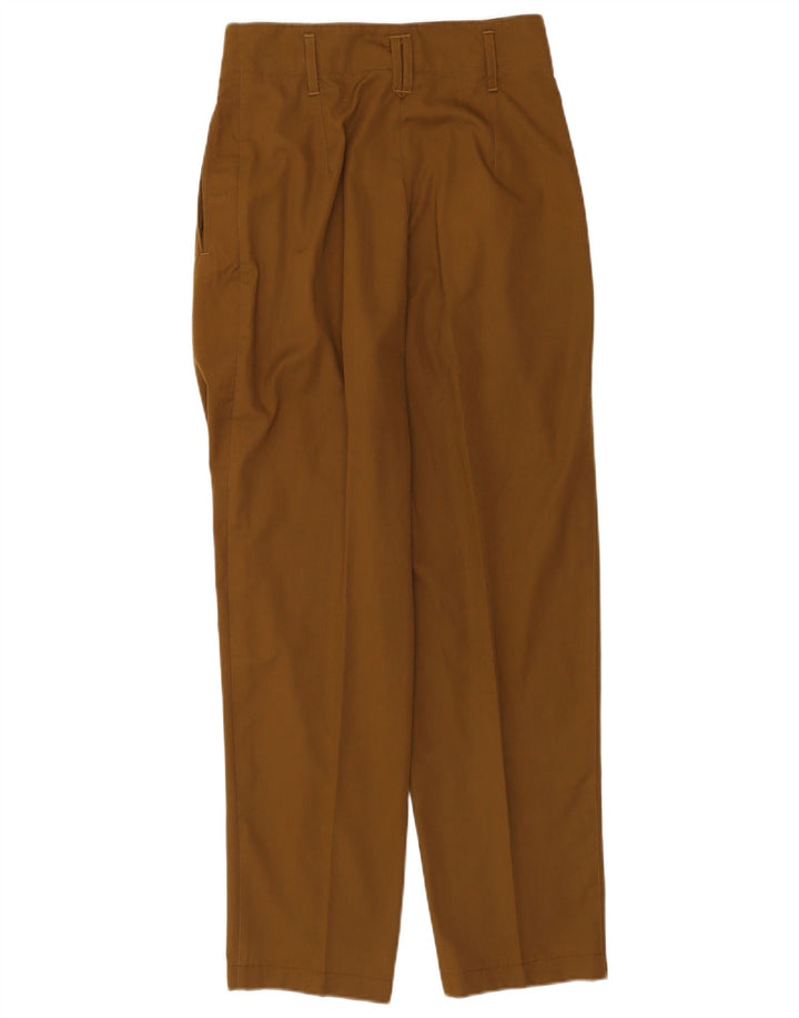 Vintage γυναικείο καθημερινό παντελόνι EU 38 Medium W28 L30 Khaki Polyester