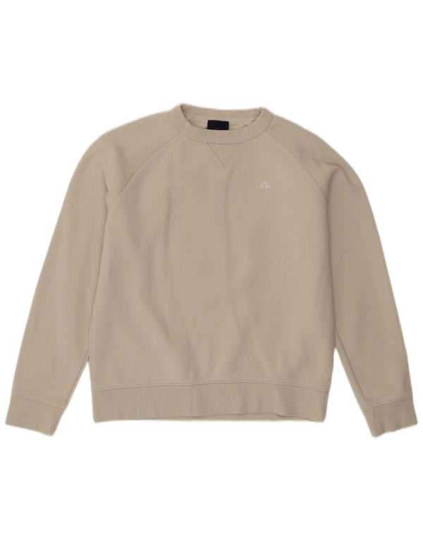 Kappa Γυναικείο Φούτερ Jumper UK 10 Small Beige βαμβακερό