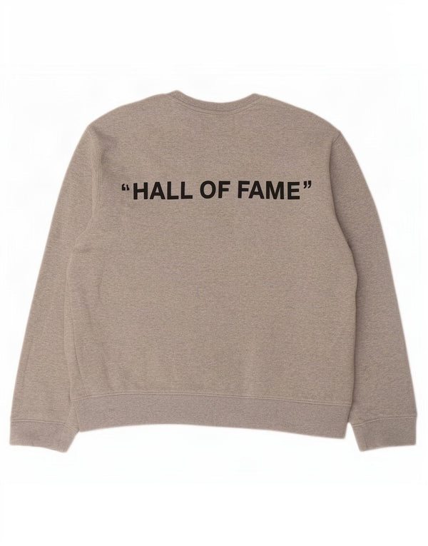 Replay Γυναικείο Γραφικό Φούτερ Jumper UK 20 2XL Γκρι