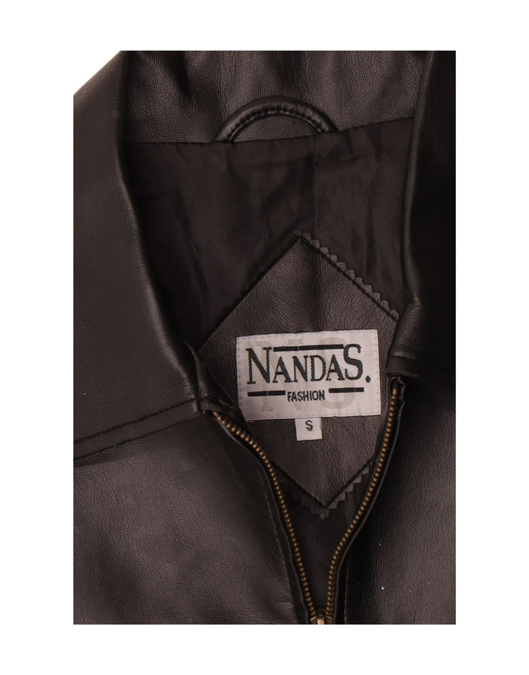 Vintage Γυναικείο Δερμάτινο Gilet UK 10 Small Black