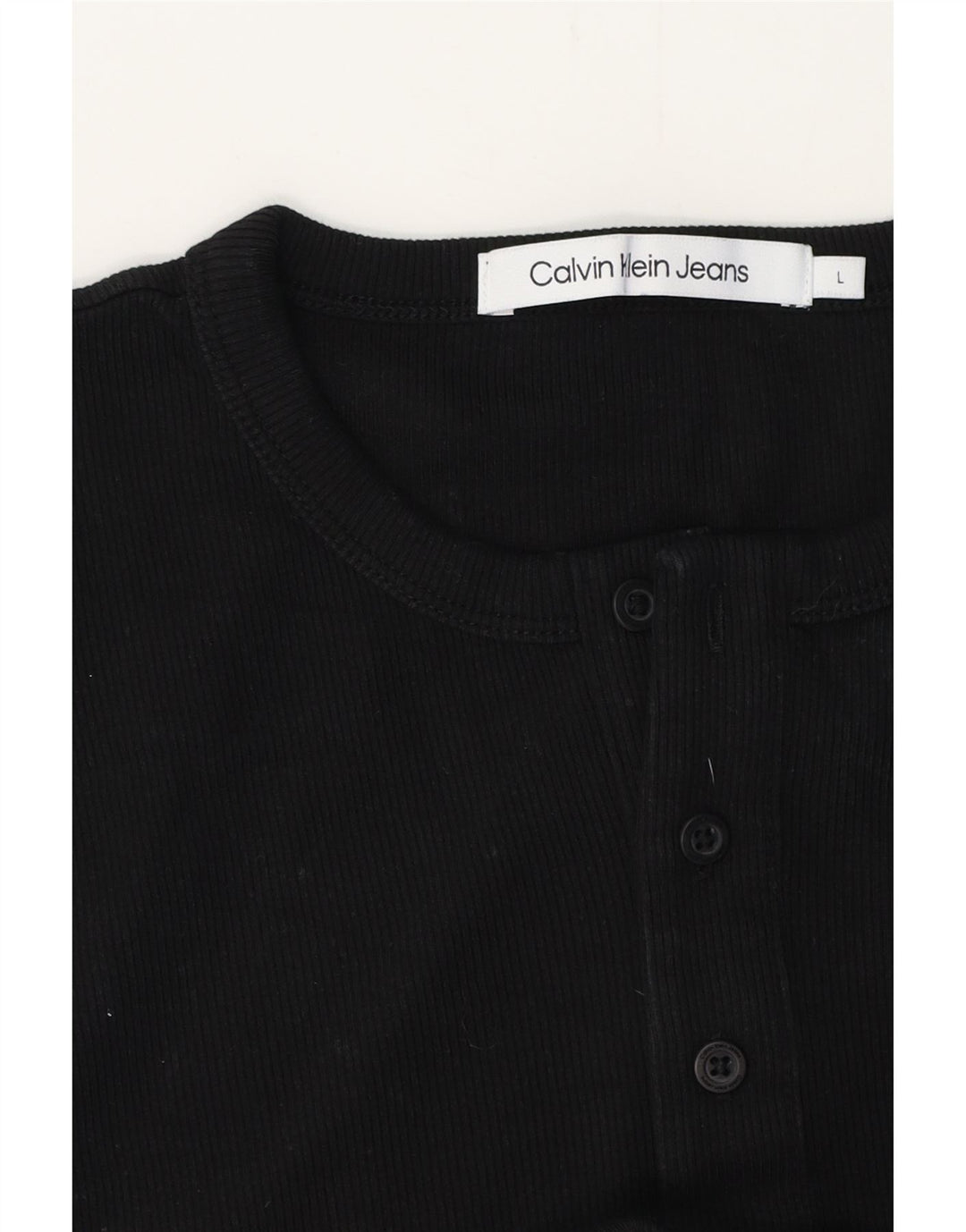 Ανδρικό T-shirt CALVIN KLEIN JEANS Top Large Μαύρο