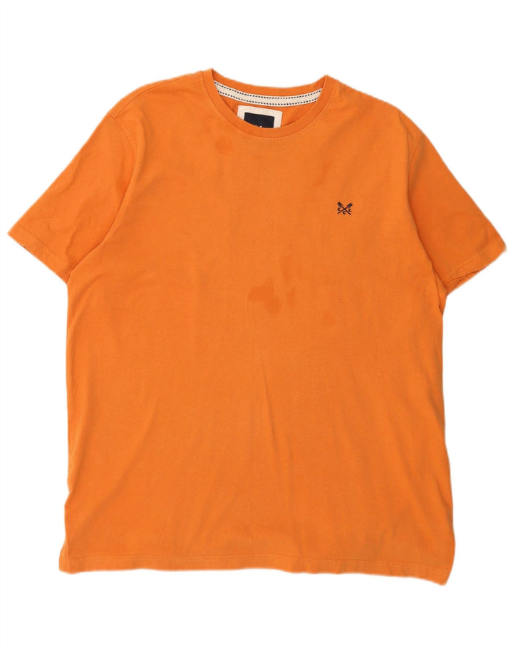 J. Crew Ανδρικό T-Shirt Top XL Orange Cotton