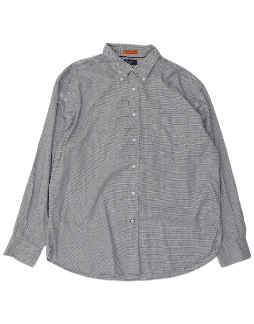 Ανδρικό πουκάμισο DOCKERS Stain Defender XL Μπλε βαμβακερό